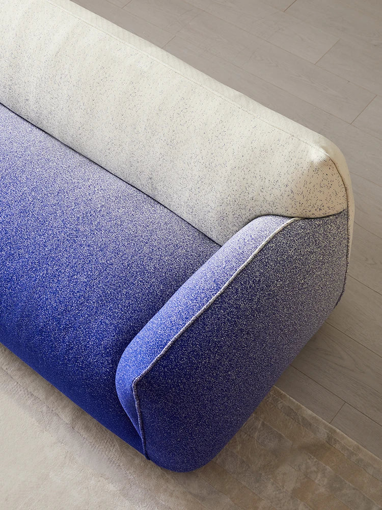 Single sofa chair, blue fat living room, minimalist designer, creative personality, lazy sofa