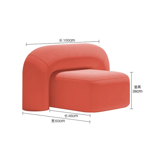Single sofa designer casual chair, living room single chair, simple and modern chair