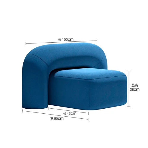 Single sofa designer casual chair, living room single chair, simple and modern chair