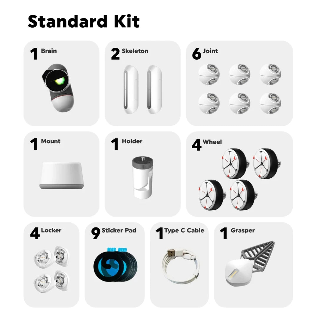 Smart AI Modularity Intelligent Coding Robot Programming Robot Toy Modular Splicing Machine Dog Adult Children High-tech Gift