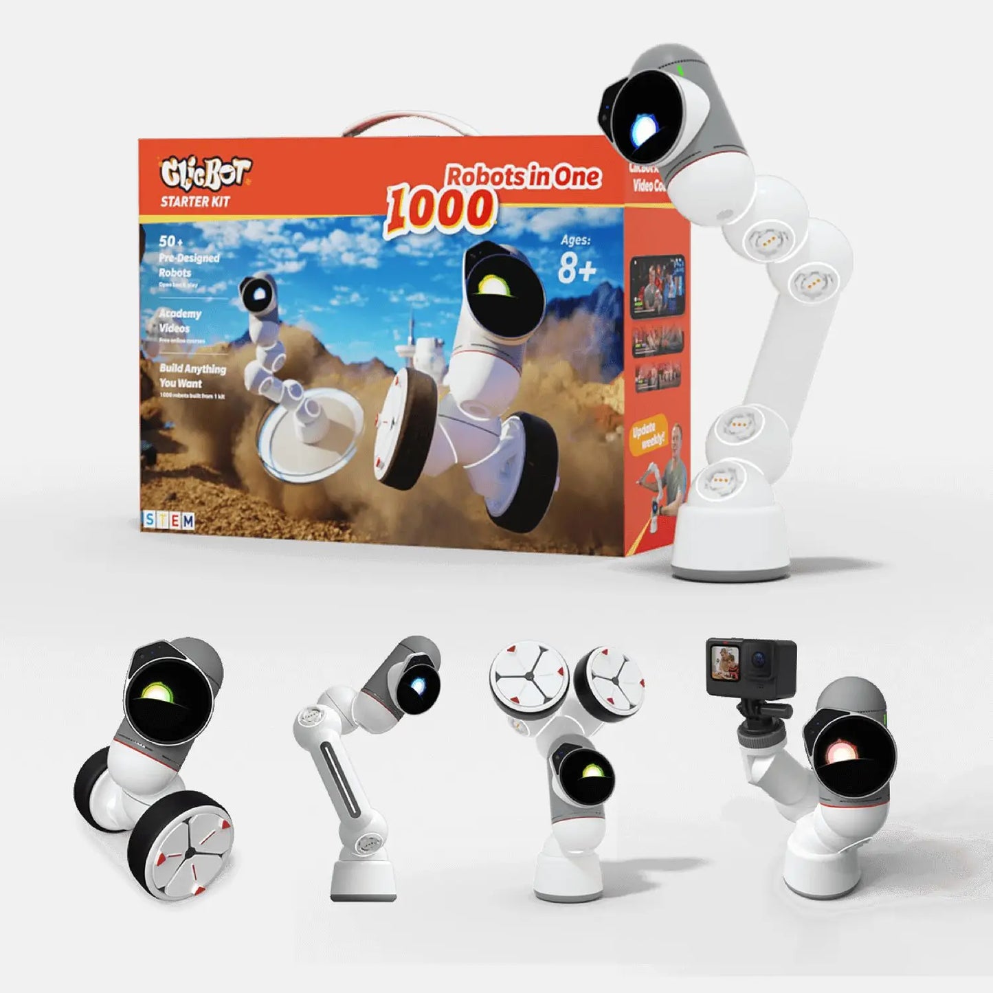 Smart AI Modularity Intelligent Coding Robot Programming Robot Toy Modular Splicing Machine Dog Adult Children High-tech Gift