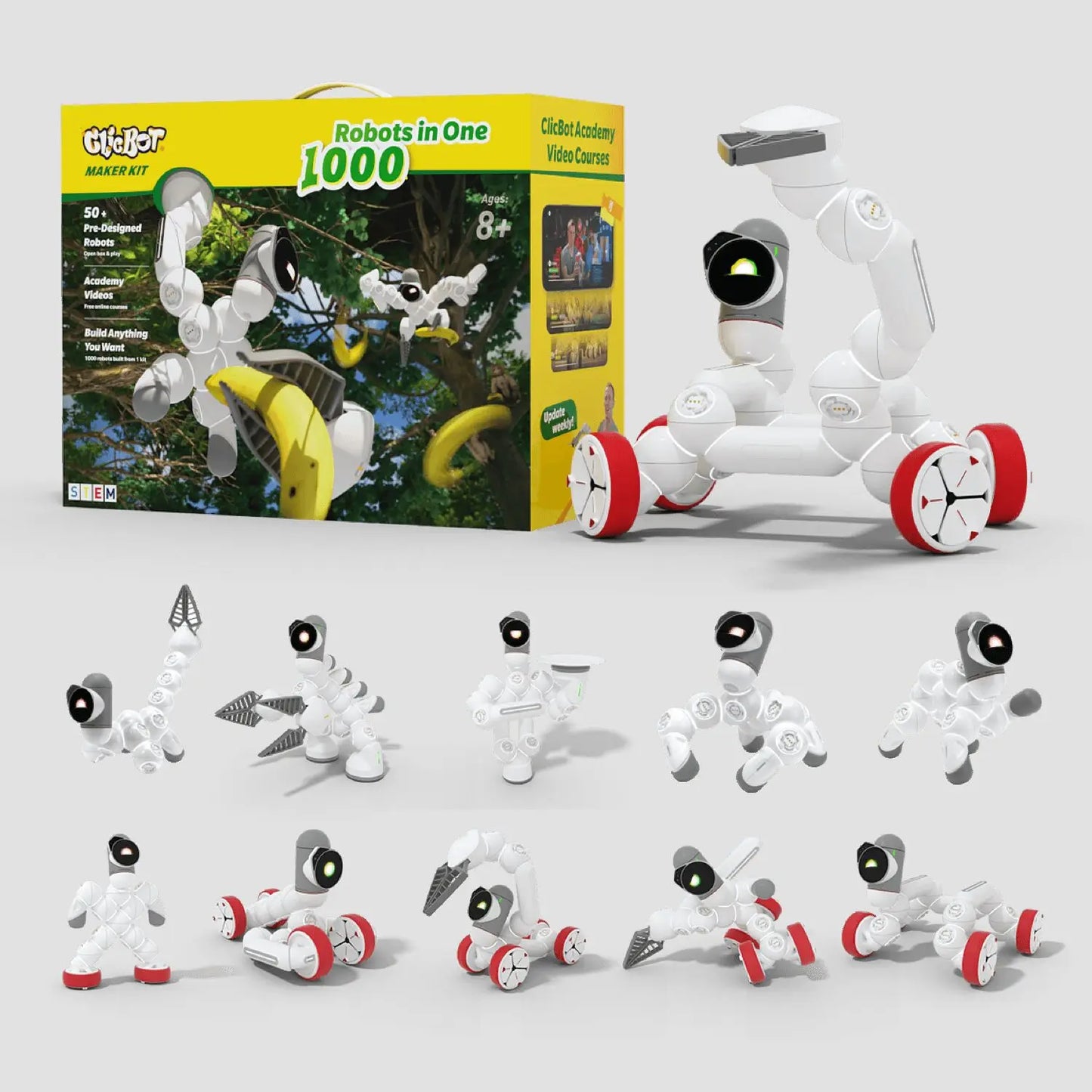 Smart AI Modularity Intelligent Coding Robot Programming Robot Toy Modular Splicing Machine Dog Adult Children High-tech Gift