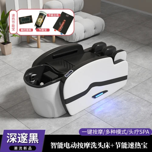 Smart Portable Shampo Chair Ergonomics Massage Head Spa Hair Wash Bed Luxury Therapy Silla Peluqueria Salon Furniture MQ50SC