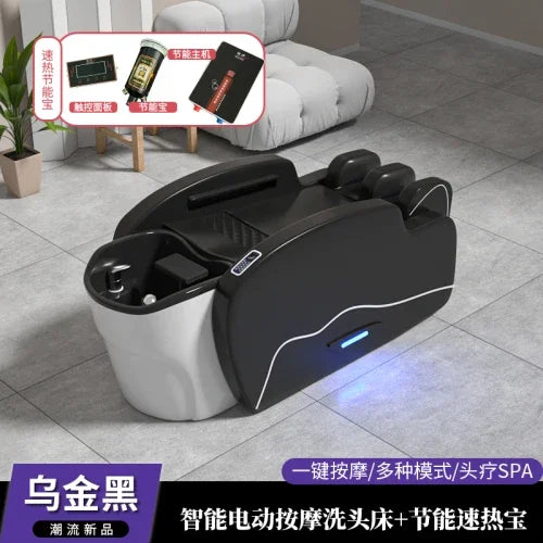 Smart Portable Shampo Chair Ergonomics Massage Head Spa Hair Wash Bed Luxury Therapy Silla Peluqueria Salon Furniture MQ50XF