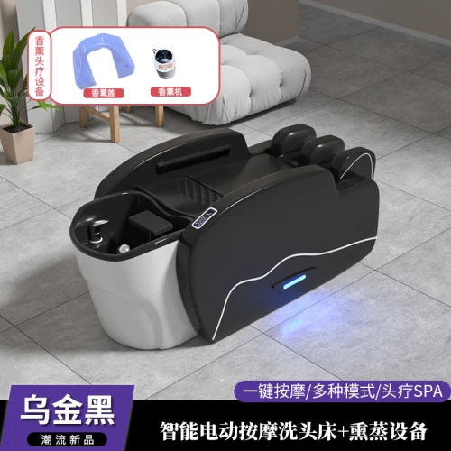 Smart Portable Shampo Chair Ergonomics Massage Head Spa Hair Wash Bed Luxury Therapy Silla Peluqueria Salon Furniture MQ50SC