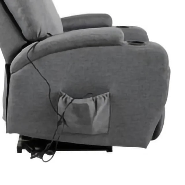 Smart Recliners 8 Points Massage Heating Luxury Recliner Sofa Power Lifting Reclining Salon Chair