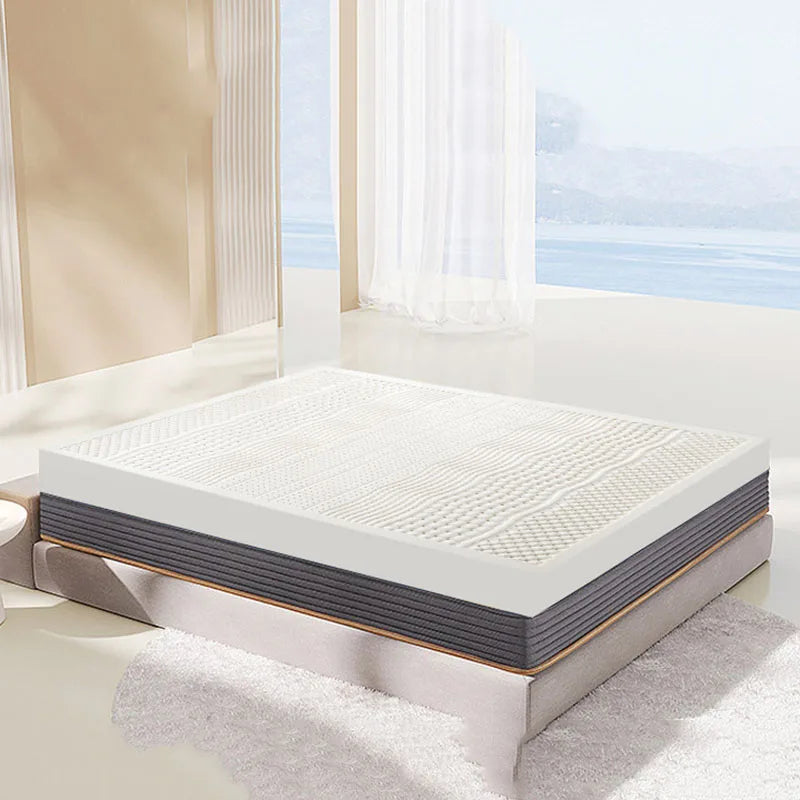 && Soft Comfort Sleep Mattress Latex Natural White Minimalist Double Mattress Folding Adults Bedroom Tatamis Suelo Home Furniture