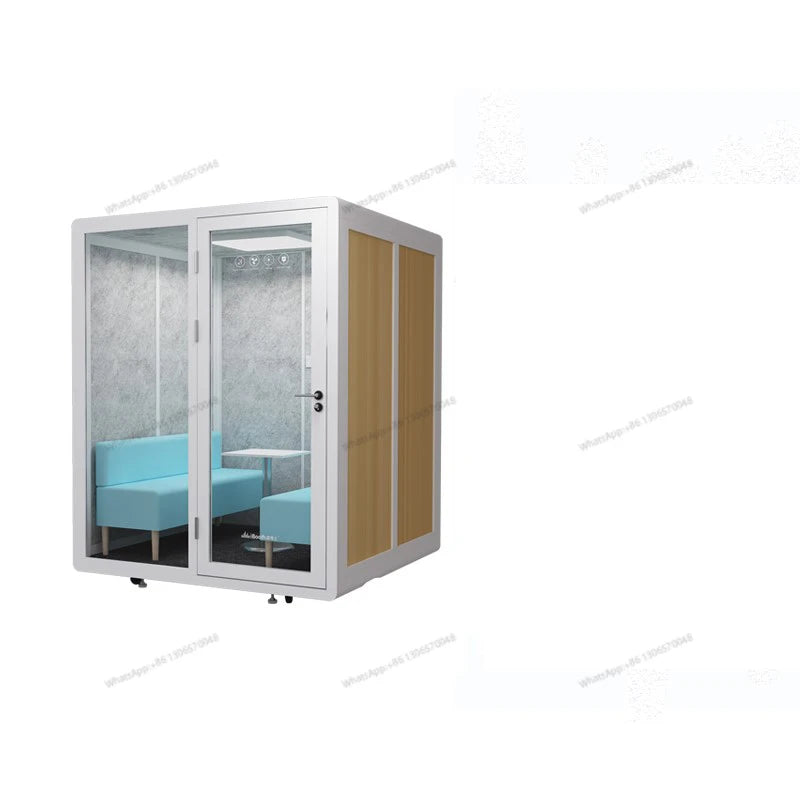 Soundproof room, silent cabin, household movable piano rack, drum soundproof cabin, office phone booth, live broadcast glass roo