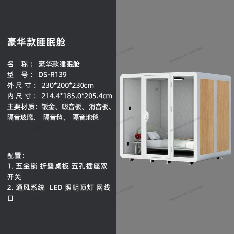 Soundproofing Room Soundproofing Room Mobile Home Sleep Cabin Piano Learning Cabin Singing Rack Drum Indoor Soundproofing Room