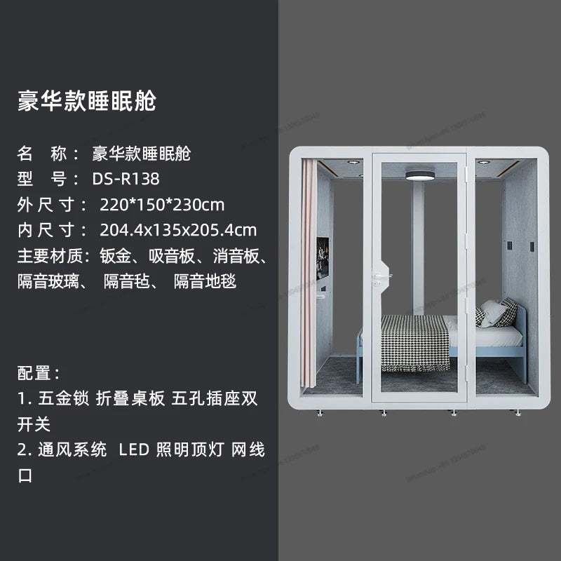 Soundproofing Room Soundproofing Room Mobile Home Sleep Cabin Piano Learning Cabin Singing Rack Drum Indoor Soundproofing Room