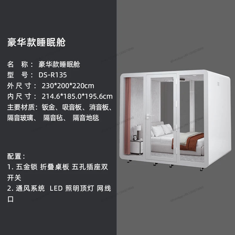 Soundproofing Room Soundproofing Room Mobile Home Sleep Cabin Piano Learning Cabin Singing Rack Drum Indoor Soundproofing Room