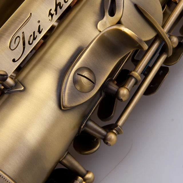 Source manufacturer Taishan professional alto Saxophone Eb Tone Dotted Antique Bronze Sax