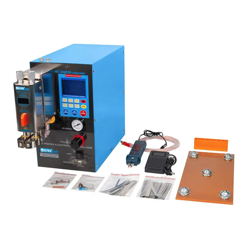 Spot Welder,Industrial Pneumatic Spot Welding Machine Built-in Air Compressor Transformer,6000W Spot Welding Equipment