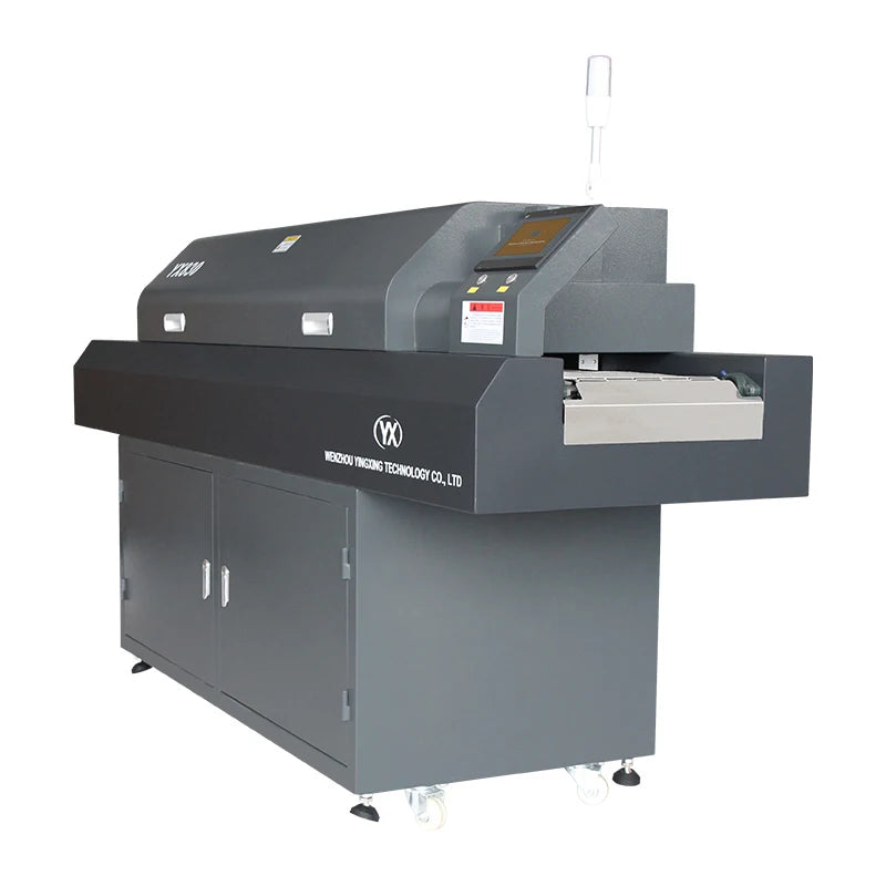 Stock in EU YX830 Customized Full Hot Air SMT Reflow Oven Soldering Equipment 8 Zones Lead Free for Led Pcb Production Welding