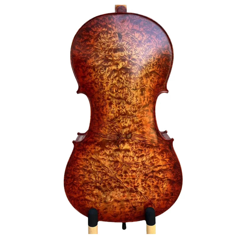MMOOKA Stradivari SONG Professional Master Bird eye 4/4 Cello free carbon fiber case