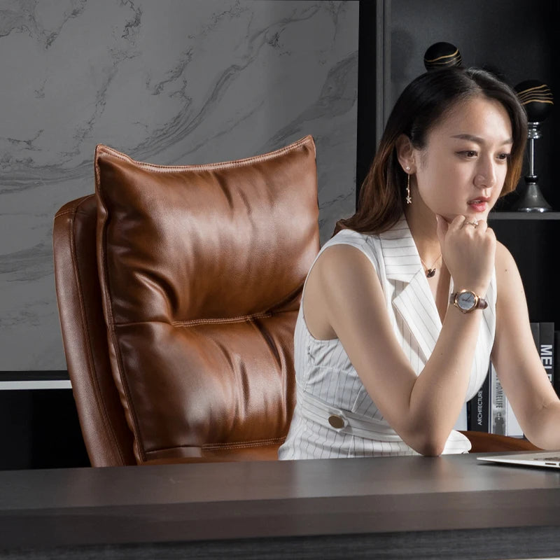 Study Luxury Office Chair Gaming Leather Modern Sofa Swivel Office Chair Conference Cadeiras De Escritorio Modern Furniture