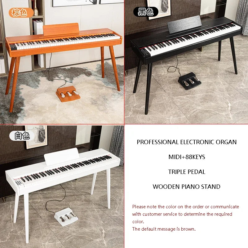 * Stylophone Musical Instrument Portable Piano Children Electronic Digital Piano 88 Heavy Keys Teclado Infantil Musical Keyboard