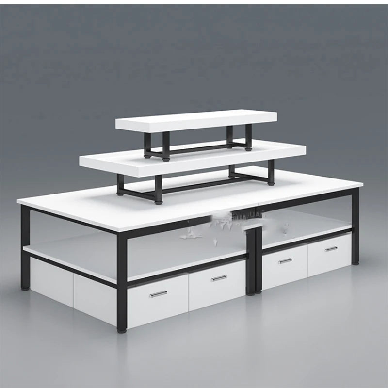 Supermarket Zhongdao cabinet Supermarket shelf display stand display rack Mother and baby pile head clothing store shoe store di