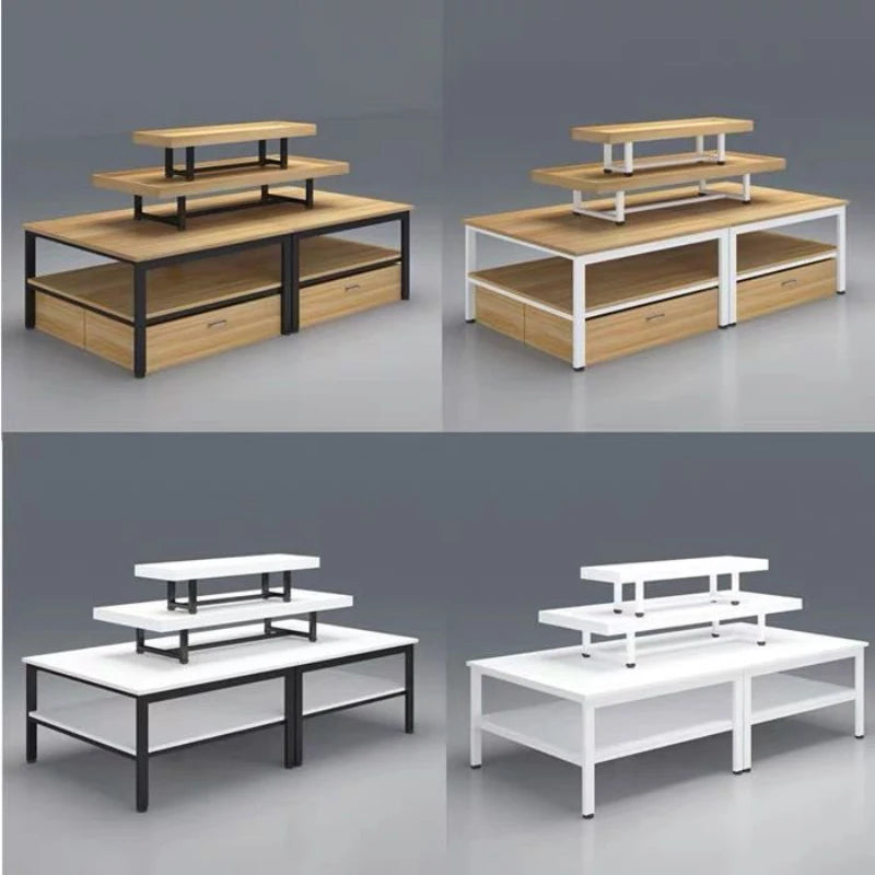 Supermarket Zhongdao cabinet Supermarket shelf display stand display rack Mother and baby pile head clothing store shoe store di