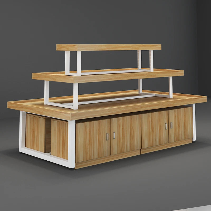 Supermarket booth, cosmetics and accessories display cabinet, shoe store, promotion, Taiwanese toy mall display stand