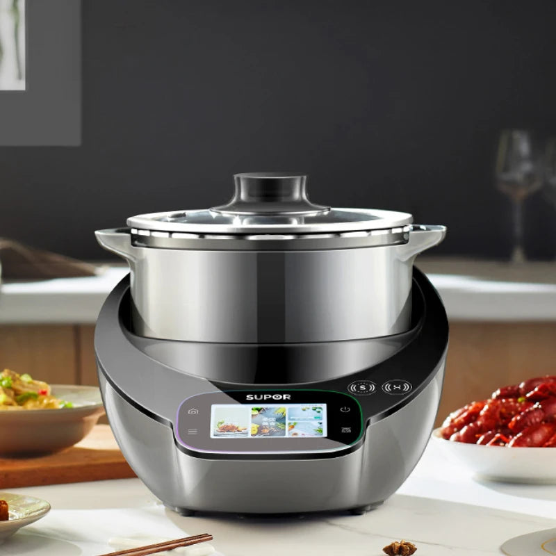 Supor Frying Machine Small C Chef Machine 5 L Household Intelligent Commercial High-capacity Multifunctional Frying Robot