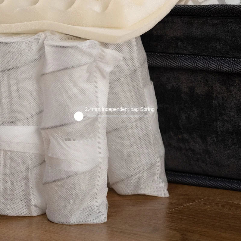 Thailand Natural Imported Latex Mattress Independent Bag Spring Soft and Hard Dual-Use