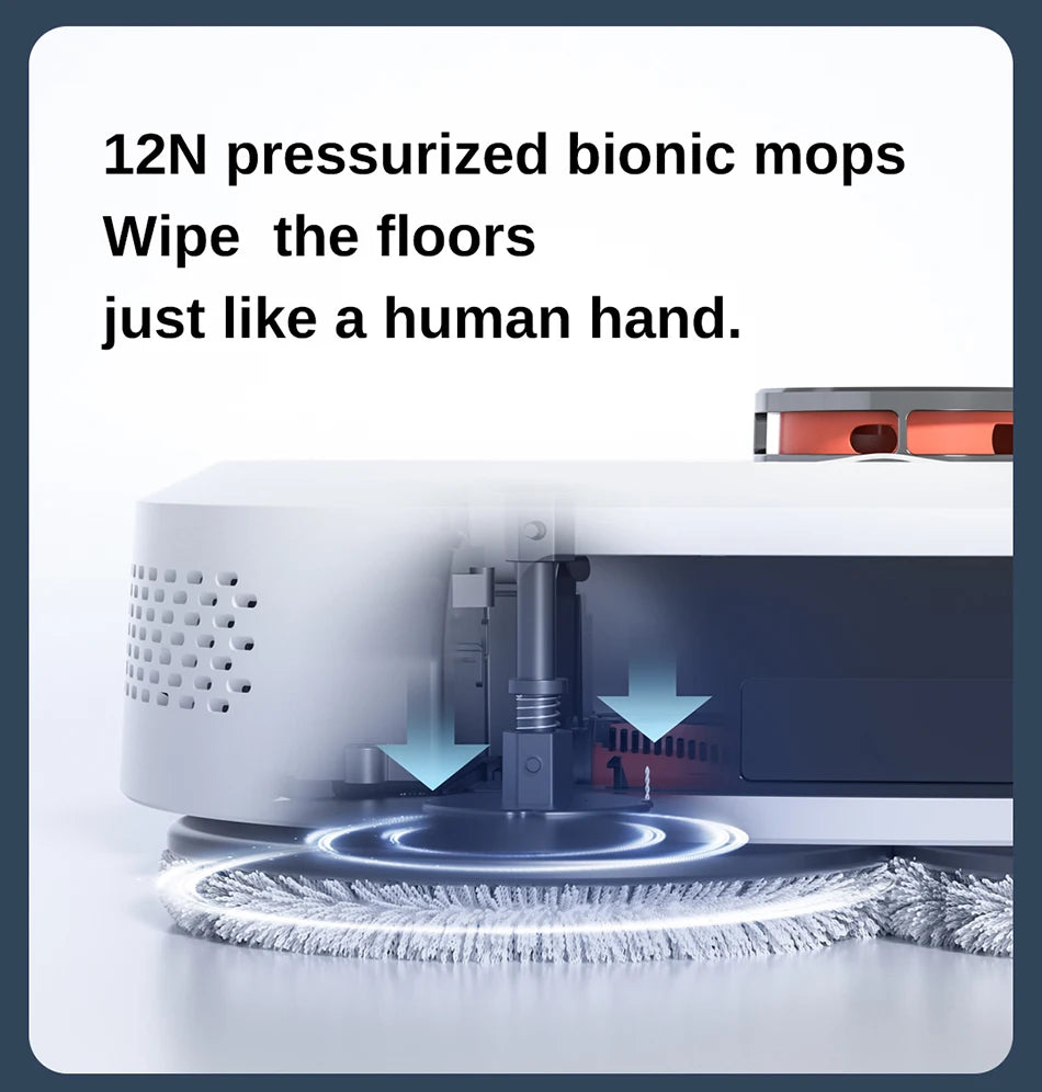 The new ROIDMI EVA robot vacuum cleaner cleans, vacuums, and wipes three in one automatic vacuum intelligent cleaning