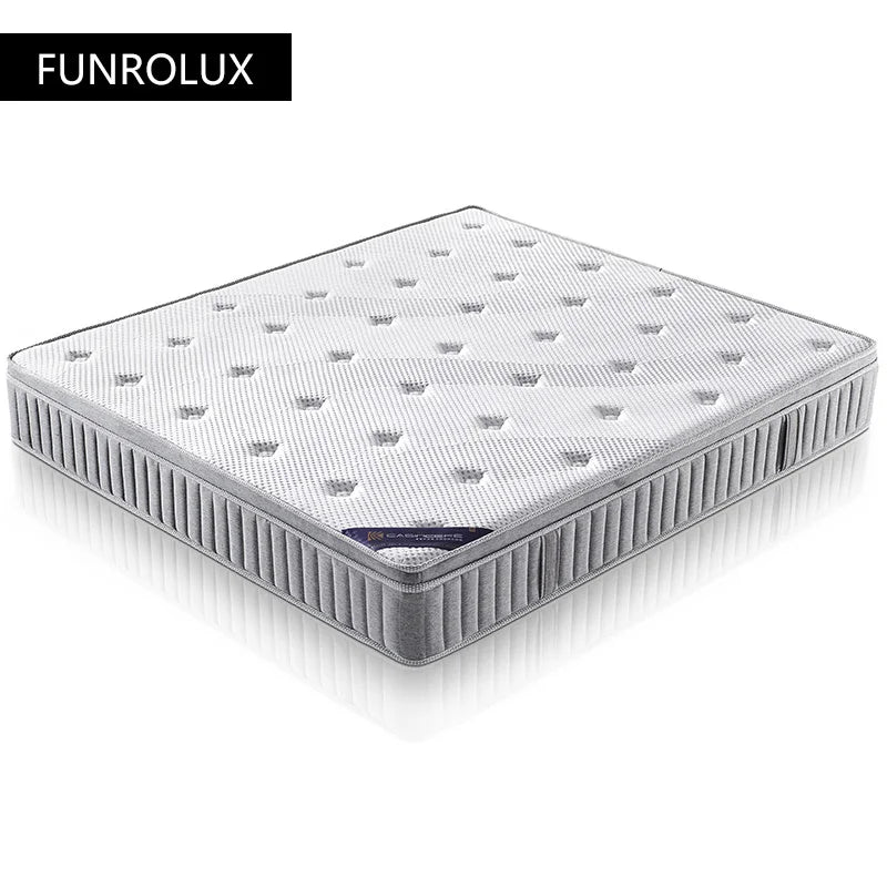Three-proof natural latex mattress top ten brands home Simmons1.8Rice1.5mIndependent spring coconut palm hard pad