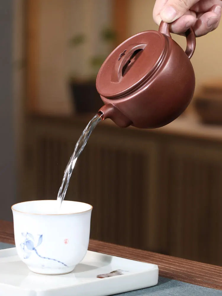 Tibetan Pot World Yixing Purple Clay Pure Handmade Tea Set Original Mine Making