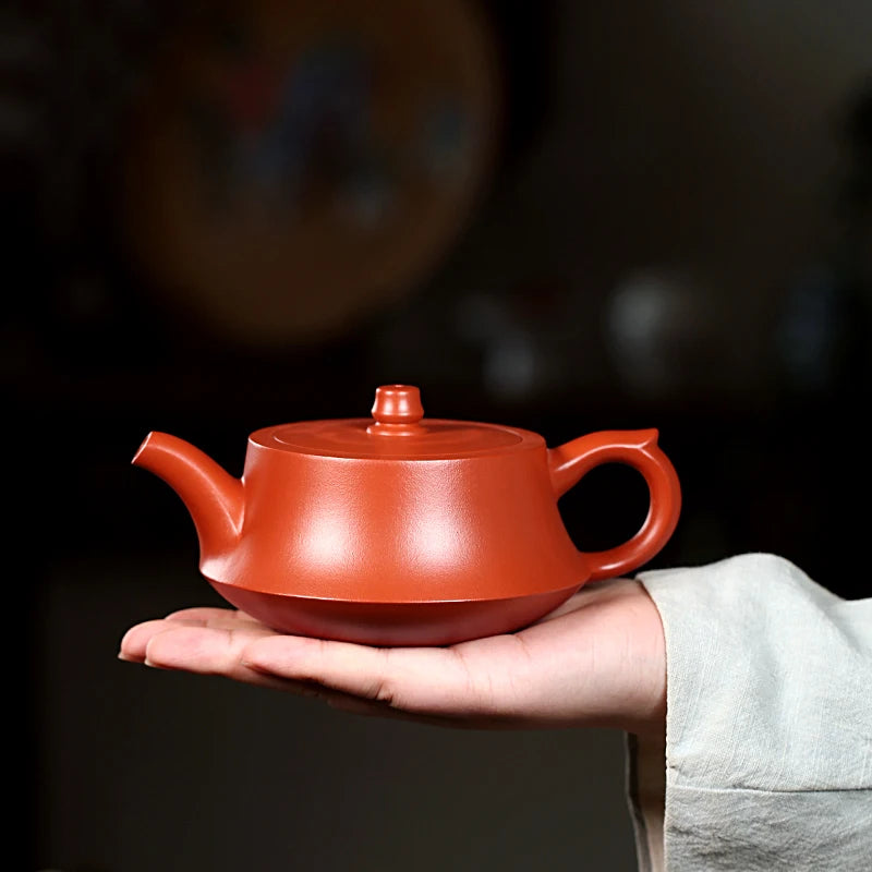 Tibetan Pot World Yixing Purple Sand Pure Handmade Kung Fu Tea Set Original Mineral Red Clear Cement Household