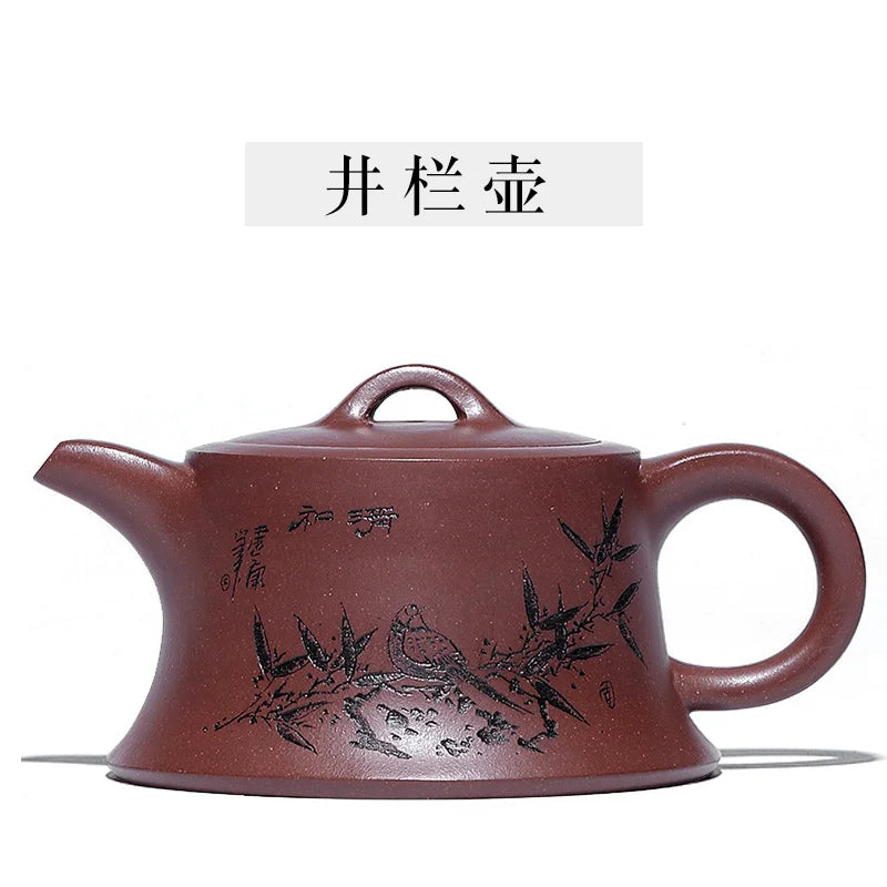 Tibetan pot of the world all hand recommended yixing high jian-kang shen slope mud teapot tea set square wind