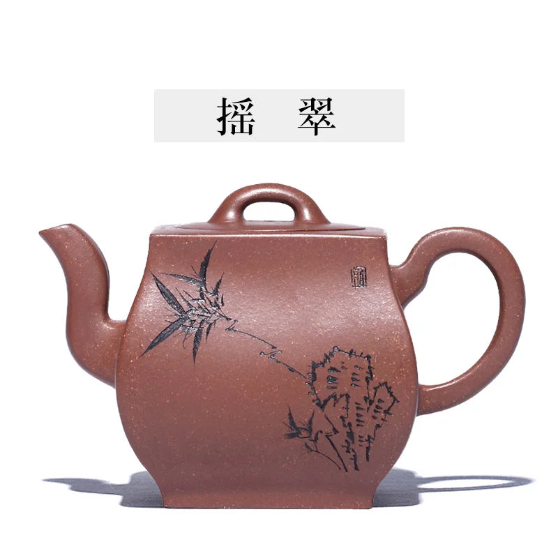 Tibetan pot of the world all hand recommended yixing high jian-kang shen slope mud teapot tea set square wind