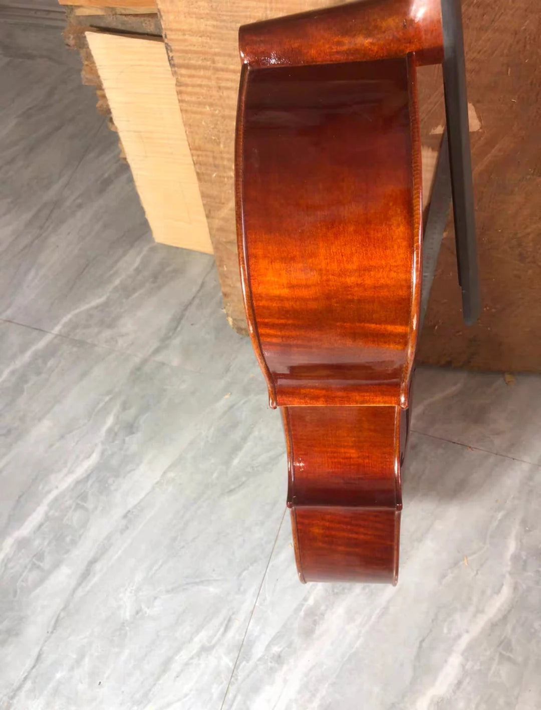 MMOOKA Tiger Maple solid wood Cello 4/4 3/4 Spruce panel student cello stringed instrument beginner professional violoncello Free ship