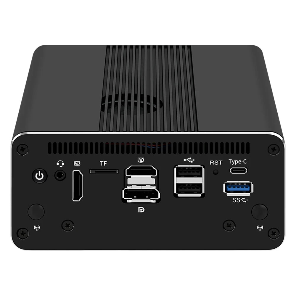 Topton Intel i7 1355U i5 1335U 13th Gen Firewall Mini PC 2*10G SFP+ Optical 4x i226-V 2.5G Soft Router 2*DDR5 4*4K Proxmox Host