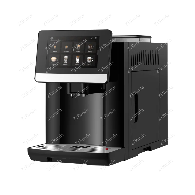 Touch Screen Smart Coffee Machine Grinding Integrated Household Automatic American Italian Large Screen Commercial Office
