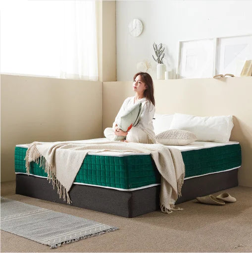 Twin size 5 zone Hottest Pocket Spring Coil Mattress box spring mattress for retailer natural latex mattress dream sleep