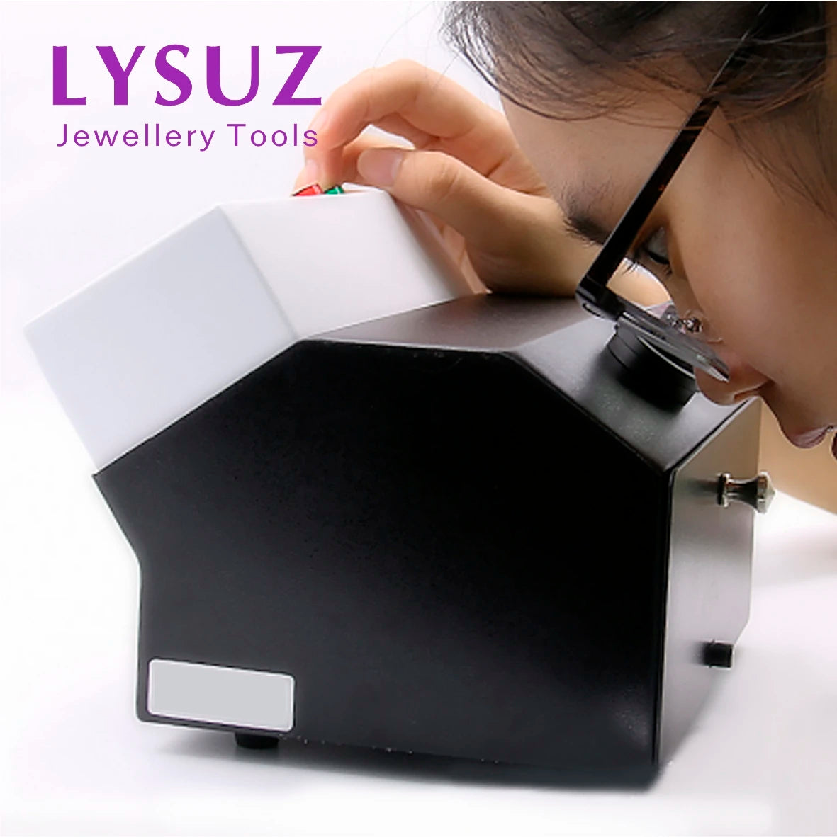 UV Light Lamp LW 365nm SW 257.3nm Laboratory Level Precise Gemological Instrument Desktop Jewelry Appraisal Tester Dark Field