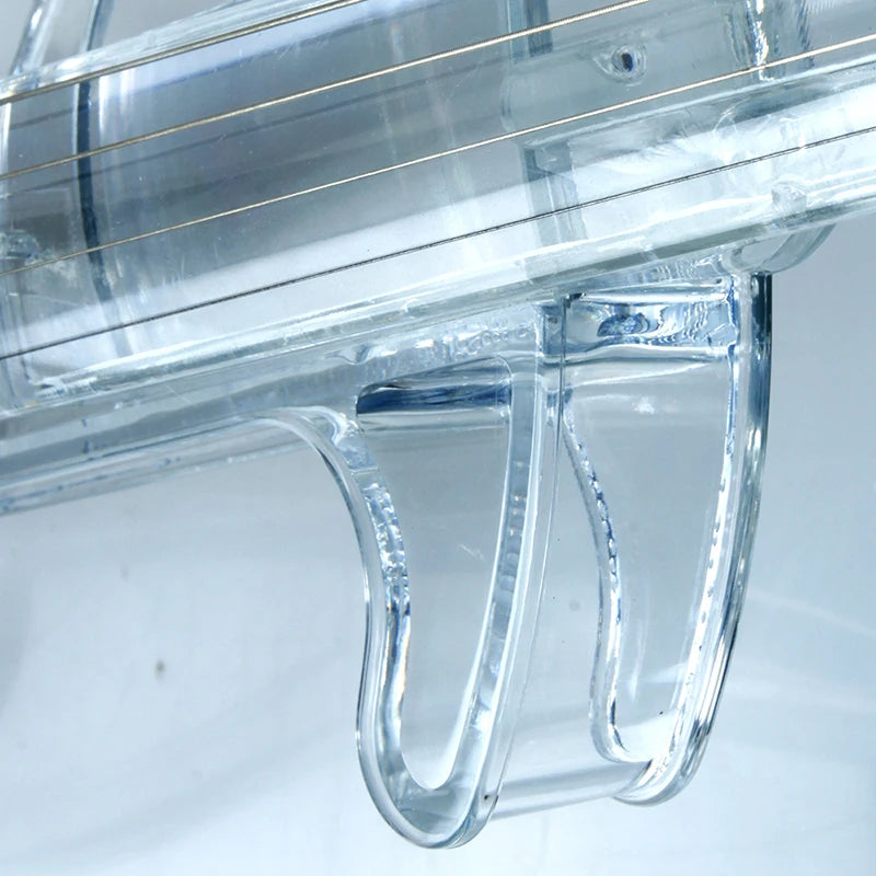 Upgraded Transparent Electric Violin Case Plastic Musical Instruments Classic Stringed Instruments High Quality