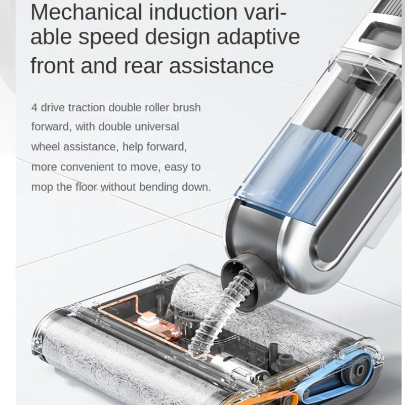 Uwant x100pro floor washer drying, sweeping, suction and towing integrated machine wireless handheld intelligent vacuum cleaner