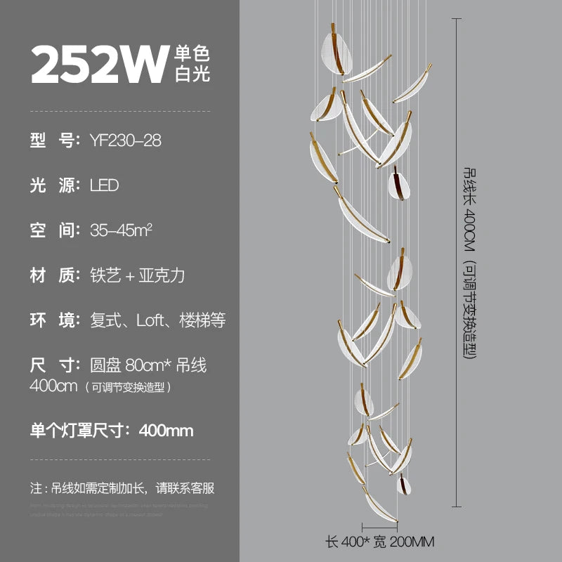 Villa double entry building designer chandeliers lobby art creative sales department project custom chandeliers stairs
