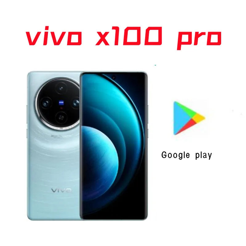 Vivo X100 Pro Smart phone Original New 5G Mobile Phone 6.78" 120HZ 100W Charger 50MP Camera Dimensity9300 NFC 5400 mAh OTA