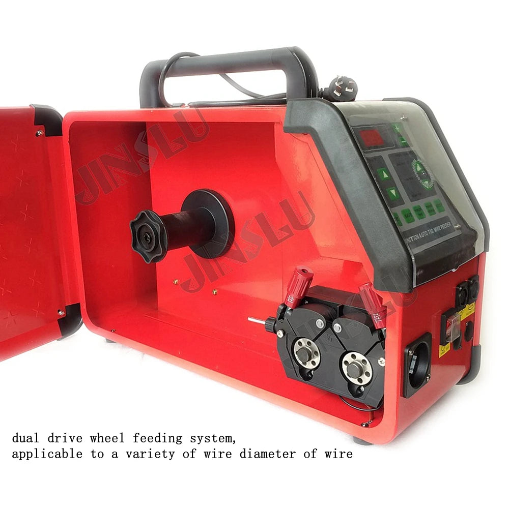 WF-007A Welding Wire Feeder Digital Pulse Wires Welding 110V 220V for Argon Arc Laser Tig brazing Machine Robot Automatic