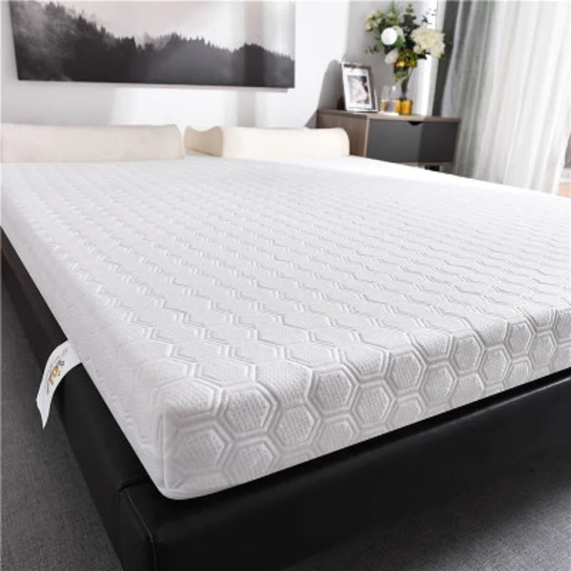 Washable Cover Mattresses Natural latex Rebound 5/10cm Mattress For Family Bedspreads King Queen Twin Full Size sponge Tatami