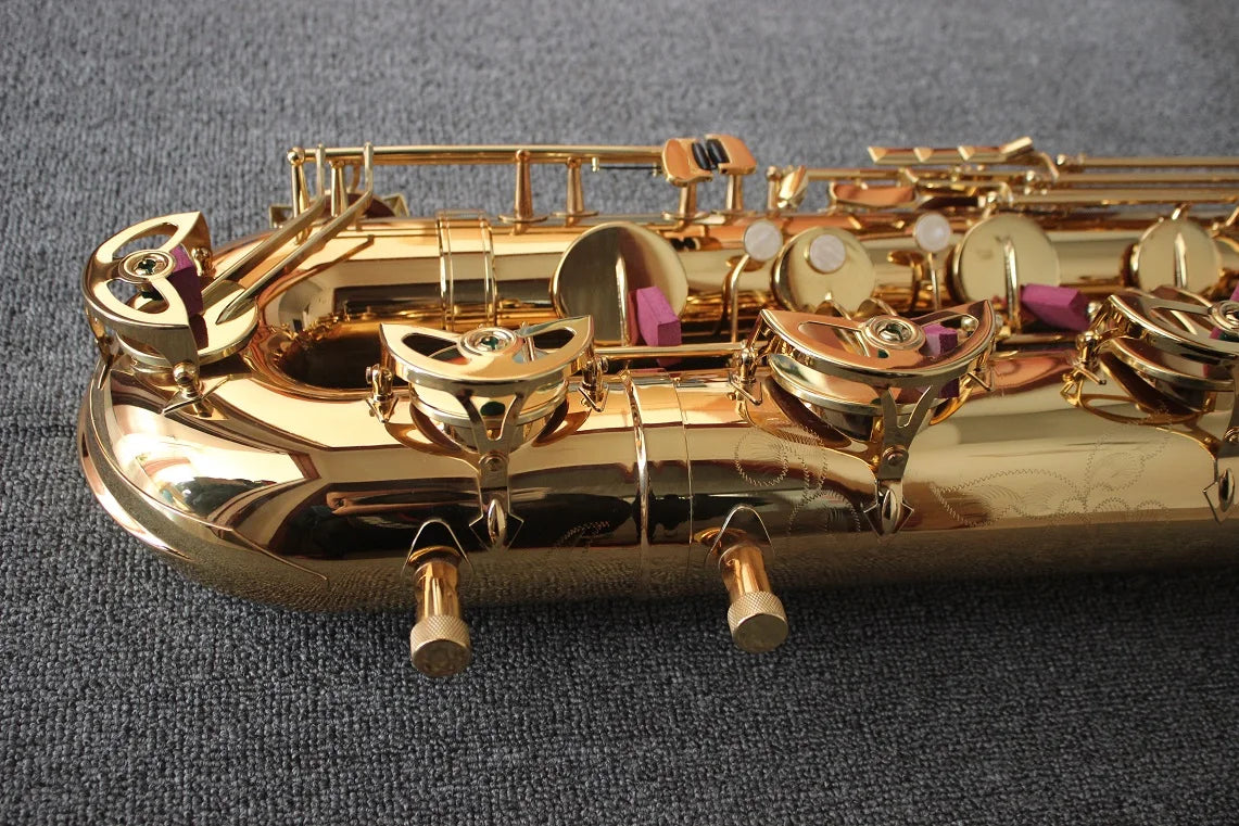 Weifang Rebon Eb Key Baritone Saxophone in gold Colour