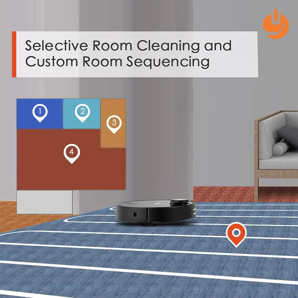 Wet and dry sweep intelligent robot vacuum cleaner house mop