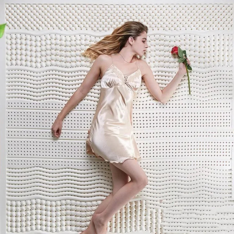 White Bed Mattress Firm Hotel Creative Zipper Bedroom Tatami Mattresses Latex Foldable Sleep Colchon Inflable Home Furniture