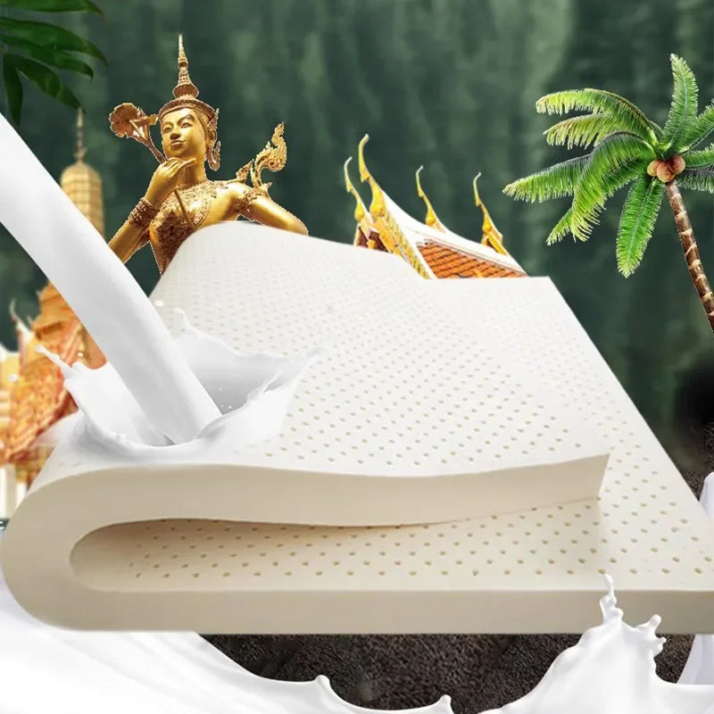 White Creative Mattress High Quality Molblly Thailand Natural Latex Mattresses Twin Core Sleep Colchones De Cama Floor Furniture