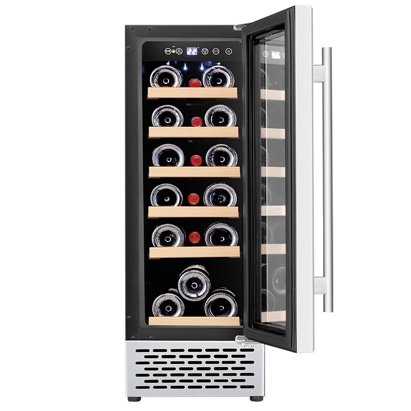 Wholesale Luxury Dual zone vino stand compressor stainless chiller electric wine cooler cellar fridge