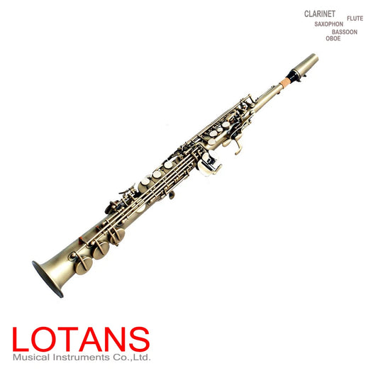 Wholesale Wind instrument Archaize Bronze Soprano Saxophone