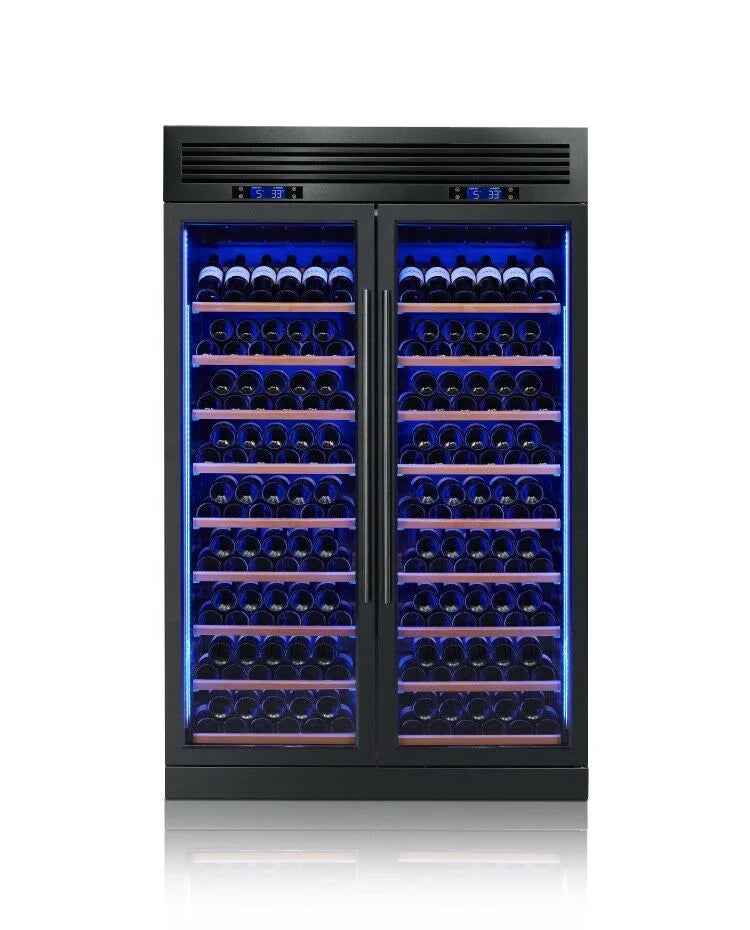 Wine refrigerator 200 bottles big commercial full 304 stainless steel wine cooler